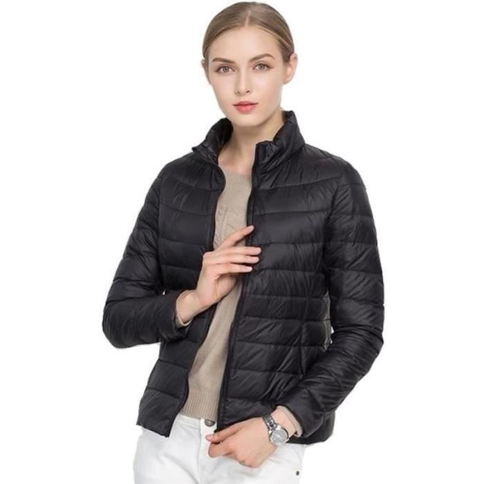 Doudoune Courte Veste Femme En Duvet DOUDOUNE Doudoune Femme