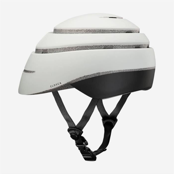 Closca - Closca Casque De Vélo Sans Visière Pliable Perle/noir Loop