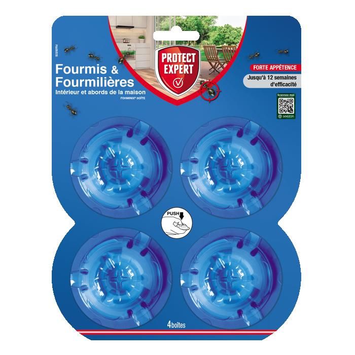 PROTECT EXPERT Gel Appât Anti-Fourmis & Fourmilières - Tube Concentré 4g - Action 12 Semaines