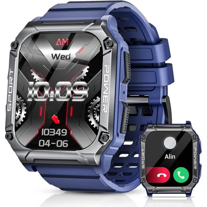 Montre Connectée Bluetooth Pour Homme Avec Rappel D'Appel, De Sommeil
