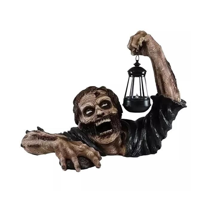 Decoration Pack Statue En RéSine Artisanat Ornement D'Halloween, DéCorations D'Halloween Pour