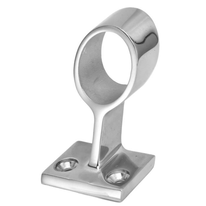 Raccord De Main Courante Pour Bateau - Acier Inoxydable 316 Poli - Base 58,5x45,5 Mm - Pour Yacht Et Bateau - 3