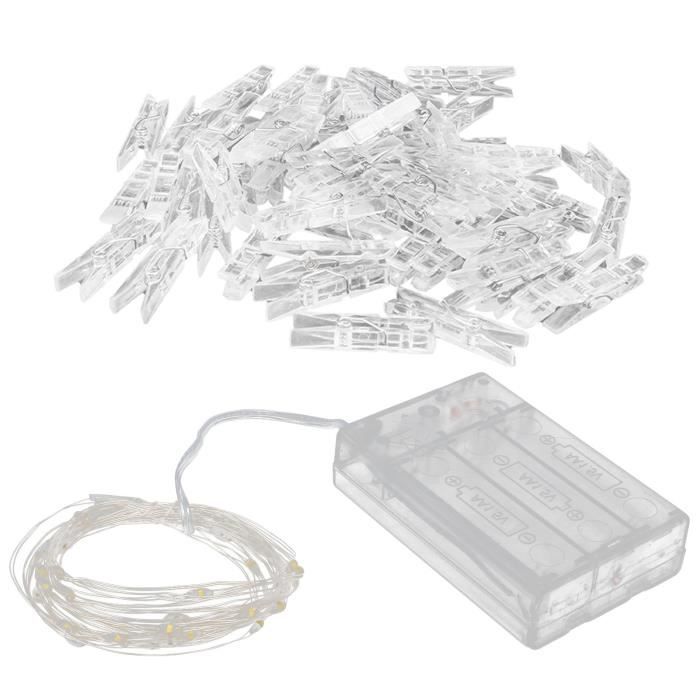 TMISHION Lampe à pince photo Photo Clip Light String Clip String Lamp