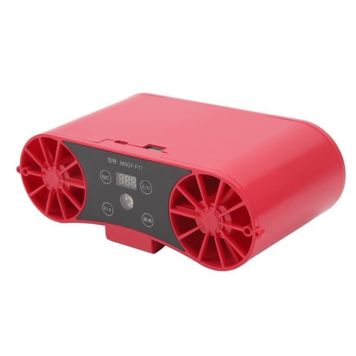 Ventilateur De Voiture, 3 Vitesses De Vent, Alimentation USB Fonctionnement Silencieux Lumieres Colorees Noir 96541339