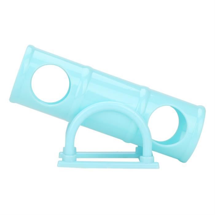 Comparer les prix de VGEBY Tunnel pour animaux Animal Tunnel Exercise Seesaw Play Tunnel Tube Pet Jouet pour Lapin Furet Hamster (Bleu)