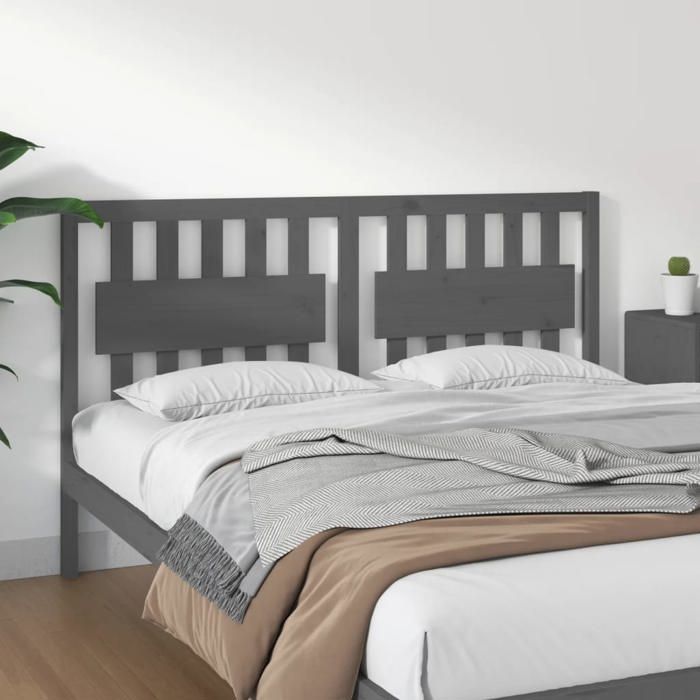 Tête De Lit Design Gris Clair 140 Cm - Tissu Polyester & Bois | Hauteur Ajustable | Style Moderne Chambre - 8