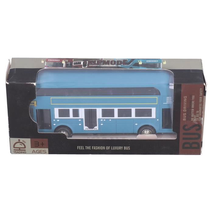 Bus Jouet Friction – Voiture à Tirer 18,5 Cm, Châssis Métal, Sans Pile, Cadeau Pour Enfants (vert)