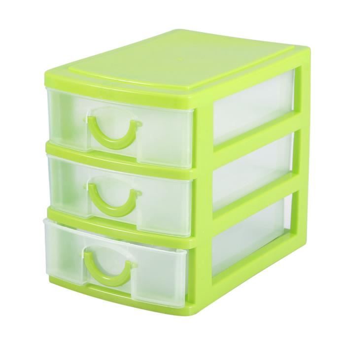 Organisateur De Rangement De Bureau Avec 12 Tiroirs De Bureau En Plastique Boîte De Rangement De