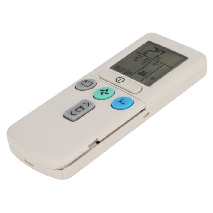 Télécommande De Remplacement Pour Climatiseur | Compatible RAR-3V2, RAR-2P2, RAR-3U1 | Portée 8 Mètres | Piles AAA (non Incluses)