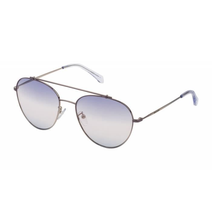 Lunettes de soleil pour femme ZADIG ET VOLTAIRE Gris Clair SZV 192 08B1 58 18 Achat Vente lunettes de soleil Femme Adulte Cdiscount