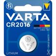 Pile bouton lithium 3V CR2016 - VARTA - 6016101401-1
