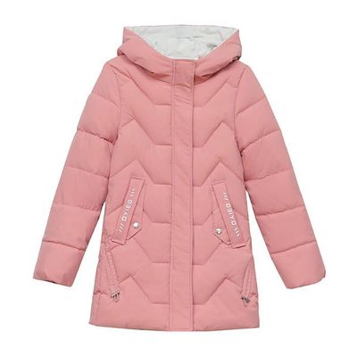 Manteau caban pardessus femmes à capuchon Funmoon rose chaud