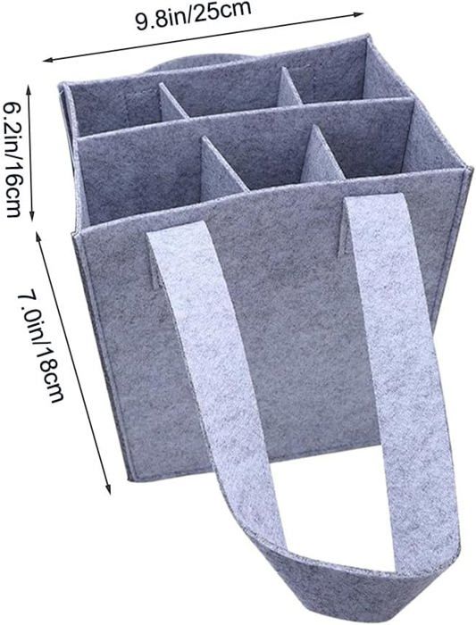 Sac à Bouteilles En Néoprène - Pour 2 Bouteilles De Vin/champagne, Réutilisable Et Isolant - 5