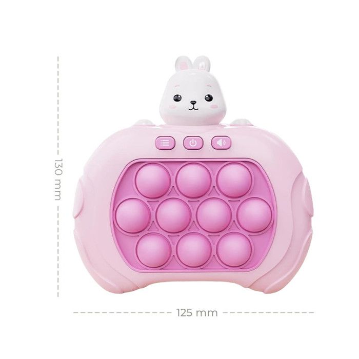 Jeu De Bulles Rapide – Mini Jeu électronique Avec 4 Modes, Pour Petits Et Grands (lapin Trop Mignon !)