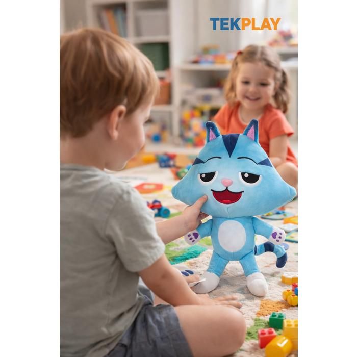 Gabby Et La Maison Magique – Peluche Marine 25 Cm Sirène Chat – Danse Queue Ondulante – Cadeau Enfant 3 Ans +