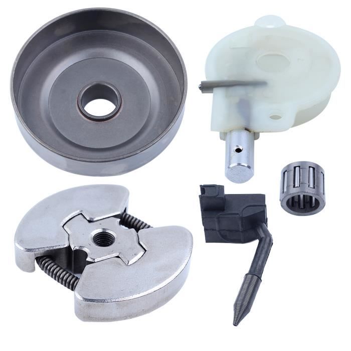 3/8 7T Embrayage à tambour Kit de pompe à huile de jante pour Husqvarna 362 365 371 372 Pièces de remplacement de tronçonneuses - Jardin