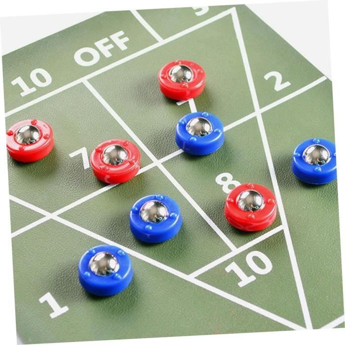 Jeu de palets de table mini boules coulissantes pour curling intérieur et extérieur SUPVOX
