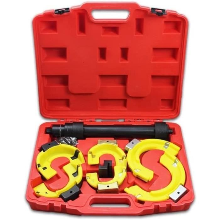 BOOMSTART Lot De 2 Pinces Compresseur Ressorts MacPherson 300mm - Outil Garage Voiture Et Camion Rouge