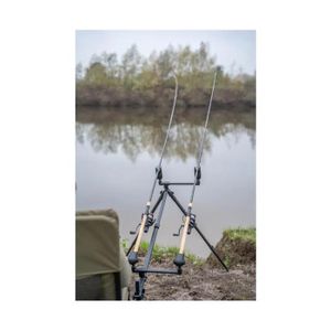 Trépied Télescopique En Aluminium Tubayia - 3 Sections, 35-62 Cm, Peut Porter 7 Cannes à Pêche, Stable Et Léger