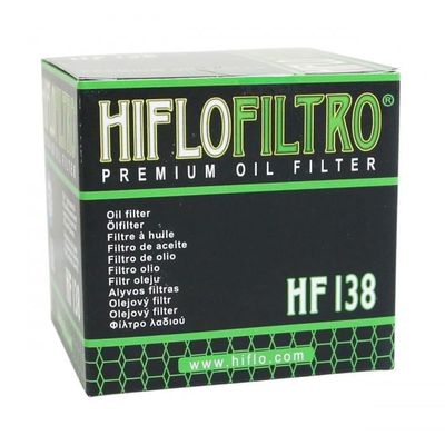 Filtre à Huile Hiflofiltro HF139 - Compatible Arctic Cat 400 DVX 2004-2010 - Diam. 44 Mm, Hauteur 44 Mm