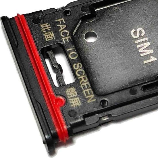 Tiroir Carte SIM De Remplacement Pour Xiaomi Mi 11T/11T Pro - Qualité D'origine, Noir + Outil D'éjection - 3