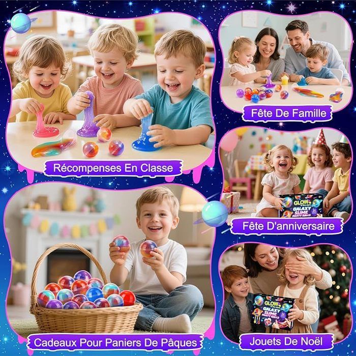 Kit Slime Fruité Et Gourmand – Pâte à Modeler Souple Pour Filles Et Garçons Dès 6 Ans, Activité Créative
