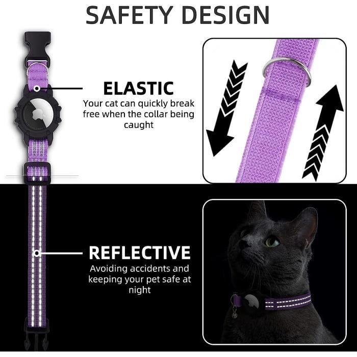 Tapez W-Étui Airtag en silicone pour Apple, collier de chien et de chat,  GPS Finder, coloré, protecteur Shoo - Cdiscount