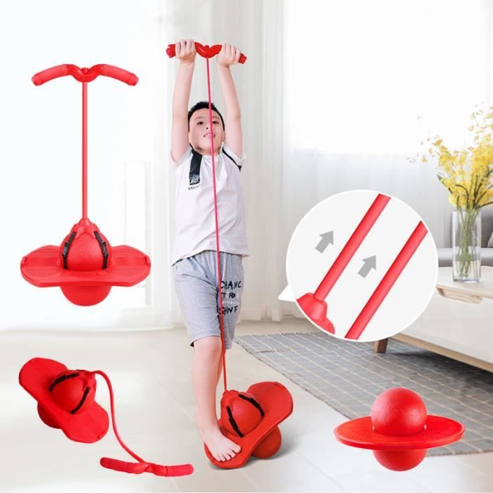 Ballon Sauteur Pogo avec Poignée,Balle de Saut d'équilibre,Ballon Sautoir Équilibre Enfant Adulte,Balle de Saut en Plein Air,Épaissi et Résistant à l'Usure,Jouet de Sport pour Maison,Jardin,Intérieur