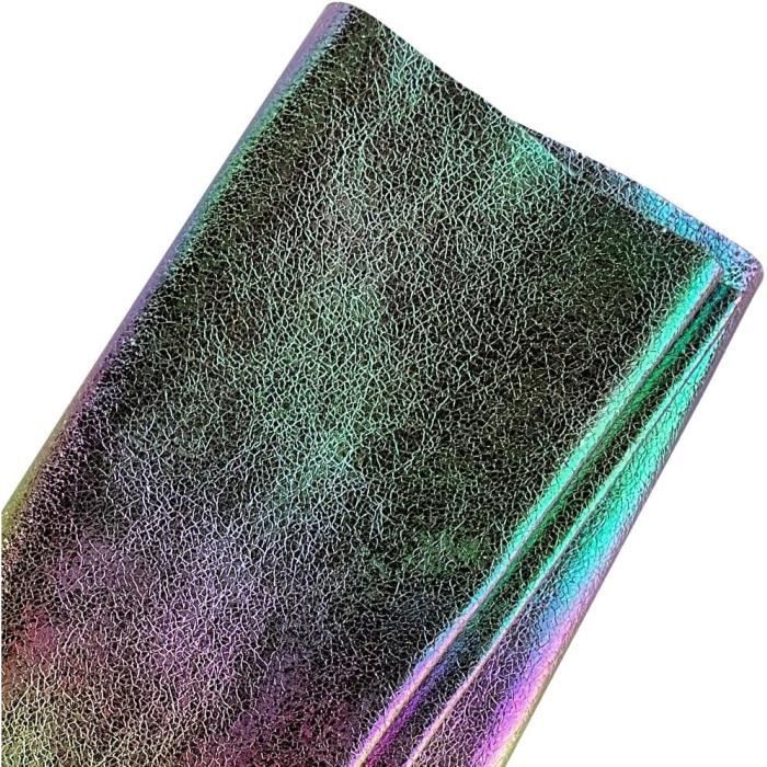 Tissu Simili-Cuir PVC / PU - Imitation Peau D'Autruche - Largeur ~134 Cm - Couleurs Crème, Brun, Beige, Noir, Rouge