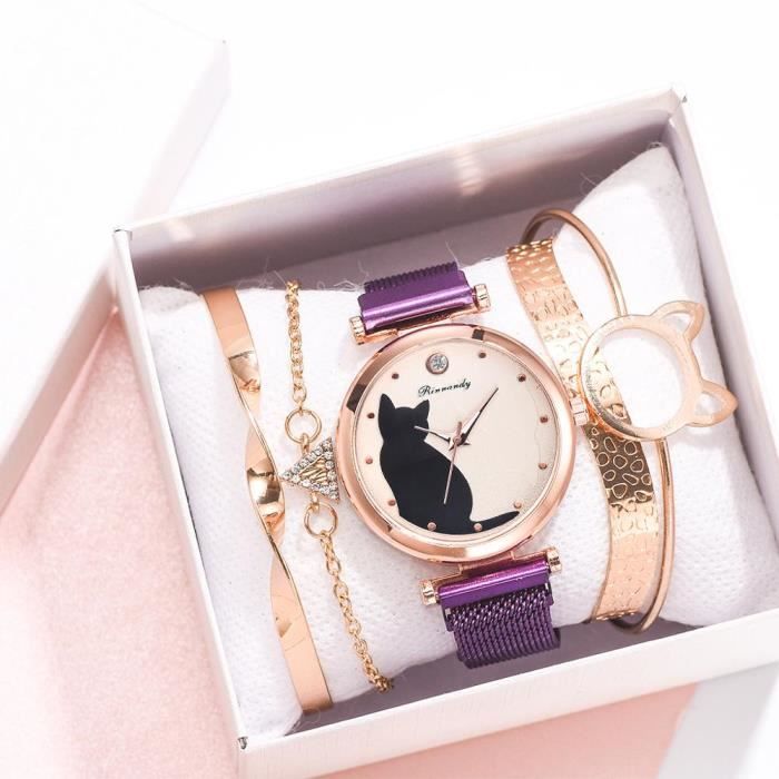 Montre femme bracelet magnetique best sale