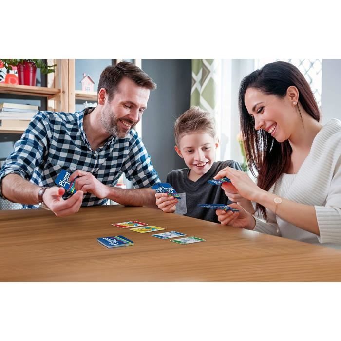 Mattel Games - Phase 10 - Jeu de cartes Familles - 7 ans et + - Jeux  d'ambiance