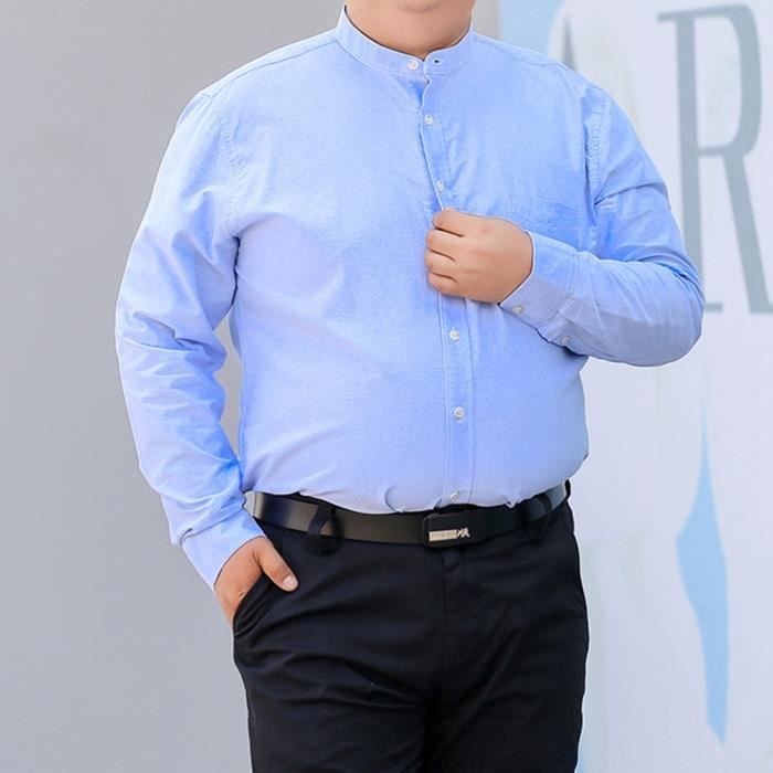 Chemise en soie homme col mao store