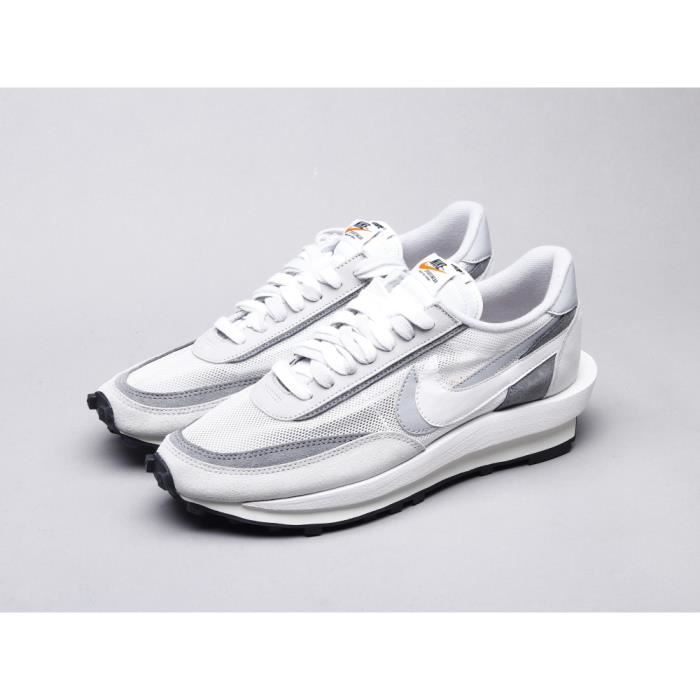 sacai waffle white grey