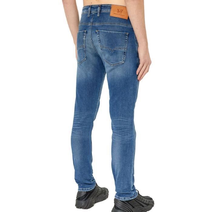 Jean Droit River Island Taille 32/32 Bleu Foncé - Délavage Stonewash, Occasion
