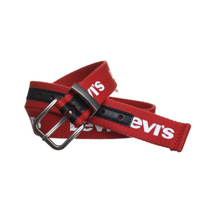 Ceinture garcon Levi s Kids 6900 R2f Chili Pepper Rouge Cdiscount Pret a Porter