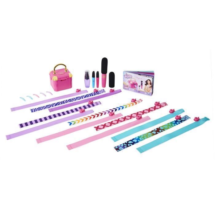Herefun Machine à Tresser Les Cheveux – Set De Coiffure Créatif Avec Perles, Peignes Et Accessoires