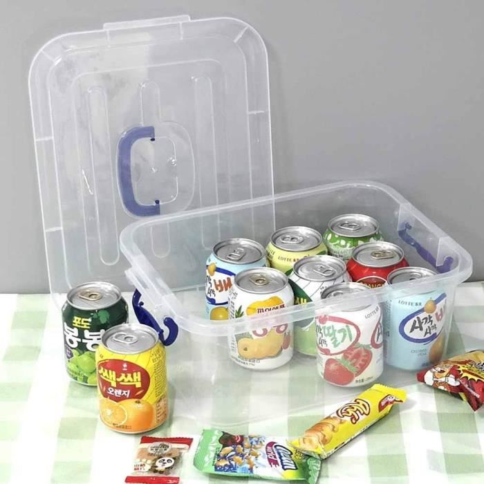 Storage Box TrèS Grand Bac De Rangement En Plastique Transparent - 150 Litres, En Plastique