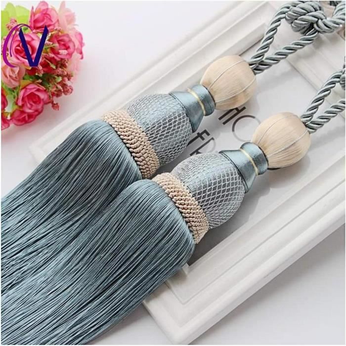 2 Pcs/Lots Moelleux Coton Gland Suspendu Corde Gland Pour