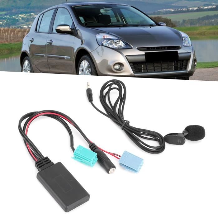 Adaptateur Bluetooth 6 Pin Pour Renault Clio 3 - Câble Audio Stéréo Avec Microphone, Compatible Clio 3, Mégane Et Scénic
