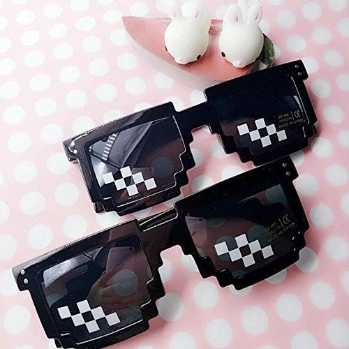 Lunette Thug Life Noir Glasses 8 Bit Pixel Deal with It Sunglasses Lunettes de Soleil Unisexe Jouet 8 pixels A M898 Achat Vente lunettes de soleil Mixte Cdiscount