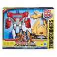 Transformers Cyberverse - Robot Action Optimus Prime Ark Power Camion - 30cm - HASBRO - Jaune - Mixte - Enfant-4