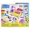 Play-Doh Peppa et le camion de glaces - Figurines Peppa et George et 5 pots de pâte à modeler - Les héros-5