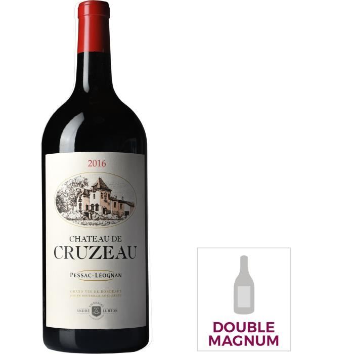 Double Magnum Château de Cruzeau 2016 Pessac Léognan - Vin rouge de Bordeaux