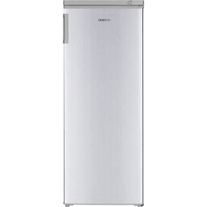 OCEANIC - OCEACUF163S - Congélateur armoire - 163L - 6 tiroirs - H143cm x L55cm - Silver