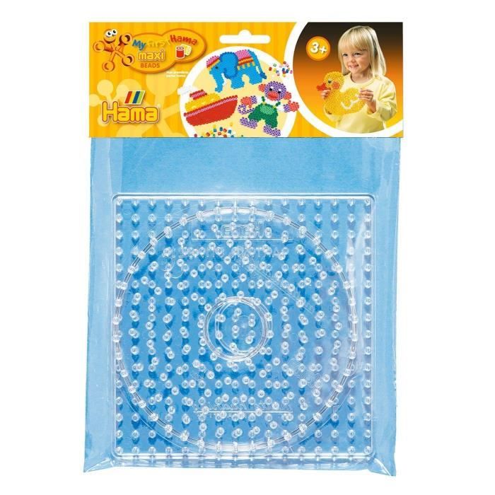 Jouet créatif - HAMA - Blister de perles moyennes - Plaque princesse - Rose - 1100 perles Jouet créatif - HAMA - Blister de perles moyennes - Plaque princesse - Rose - 1100 perles