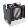 Climatiseur Portable USB – Nosheir – Refroidisseur d'Air Ioniseur Négatif 150ml – pour Bureau, Maison – Noir/Blanc