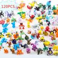 120pcs / set Pokémon mini-figurines jouets décoration de salon à la maison de table à manger-0