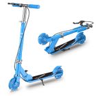 Trottinette Enfant - FOXSPORT - Pliable - Frein à pédale - Charge 100 kg - Bleu