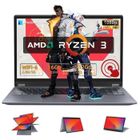 VANWIN PC Portable YOGA-15,6"FullView Ecran Tactile 360°Rotation-AMD RYZEN3 3200U-16Go RAM-512Go SSD-Ordinateur Portable- Win-11Pro