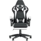 Chaise de Bureau - Rattantree Siège de bureau Réglable - Chaise gaming avec Appui-tête et Support lombaire, 136kg, Noir et Blanc